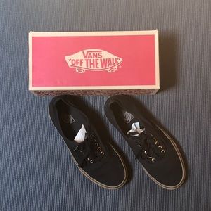 Vans Authentic Black Gum 9.5